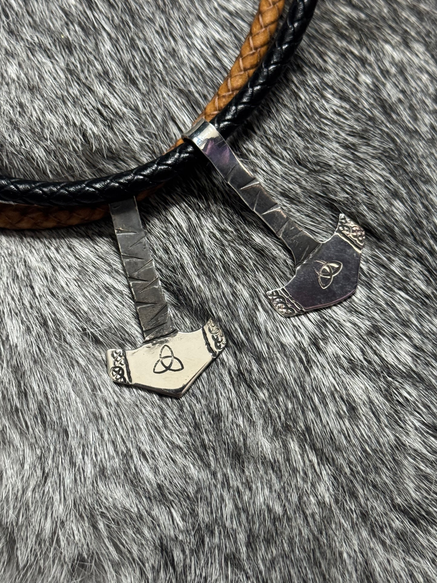 Sterling Silver Mjolnir Necklace