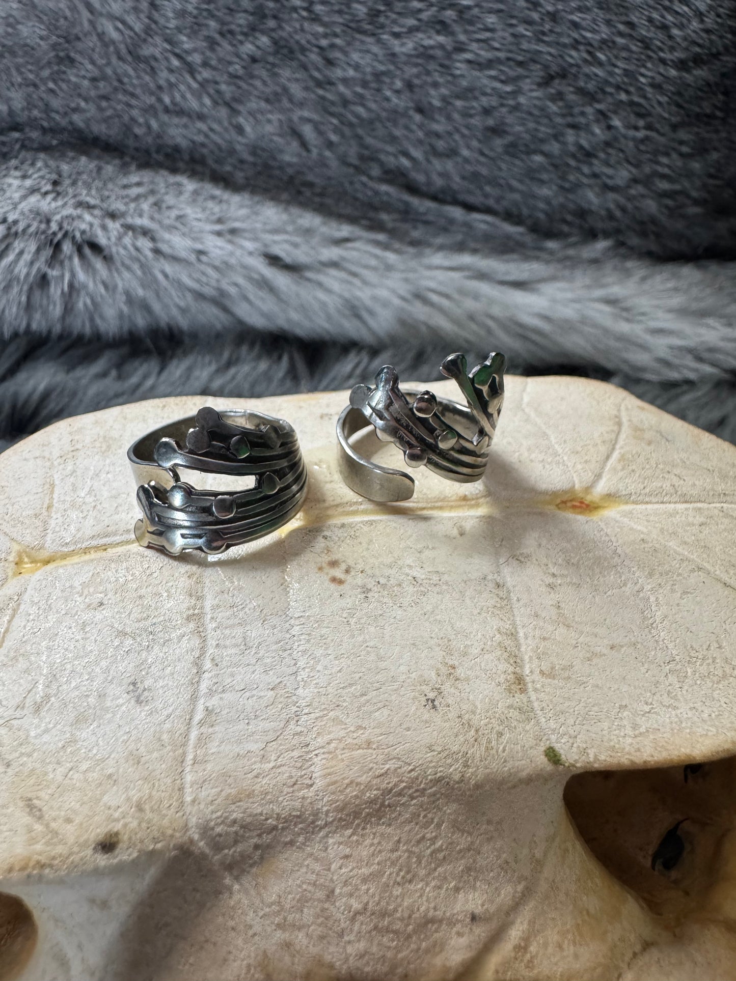 Shooting Stars Adjustable Sterling Silver Ring