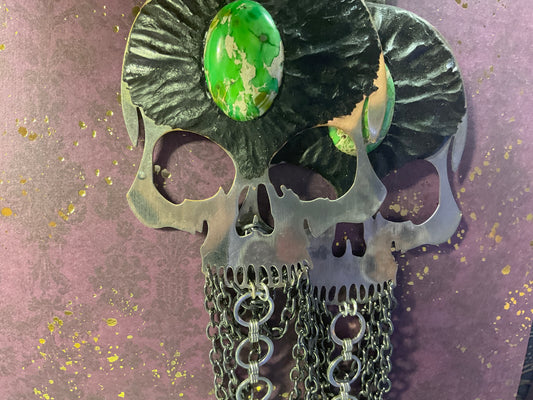 Desert Witch Skull Heavy Chains