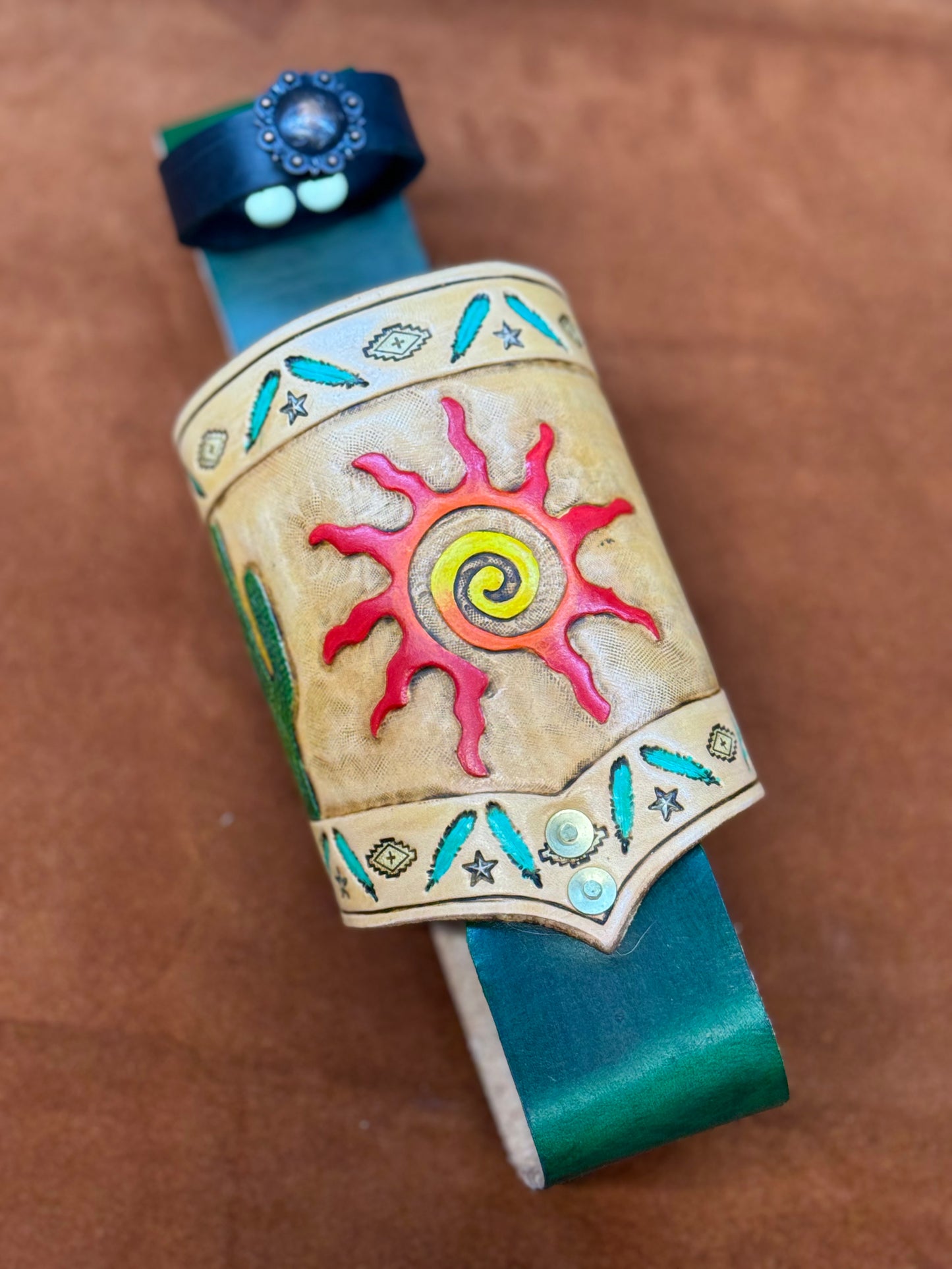 Mead Holder Stamped and/or carved