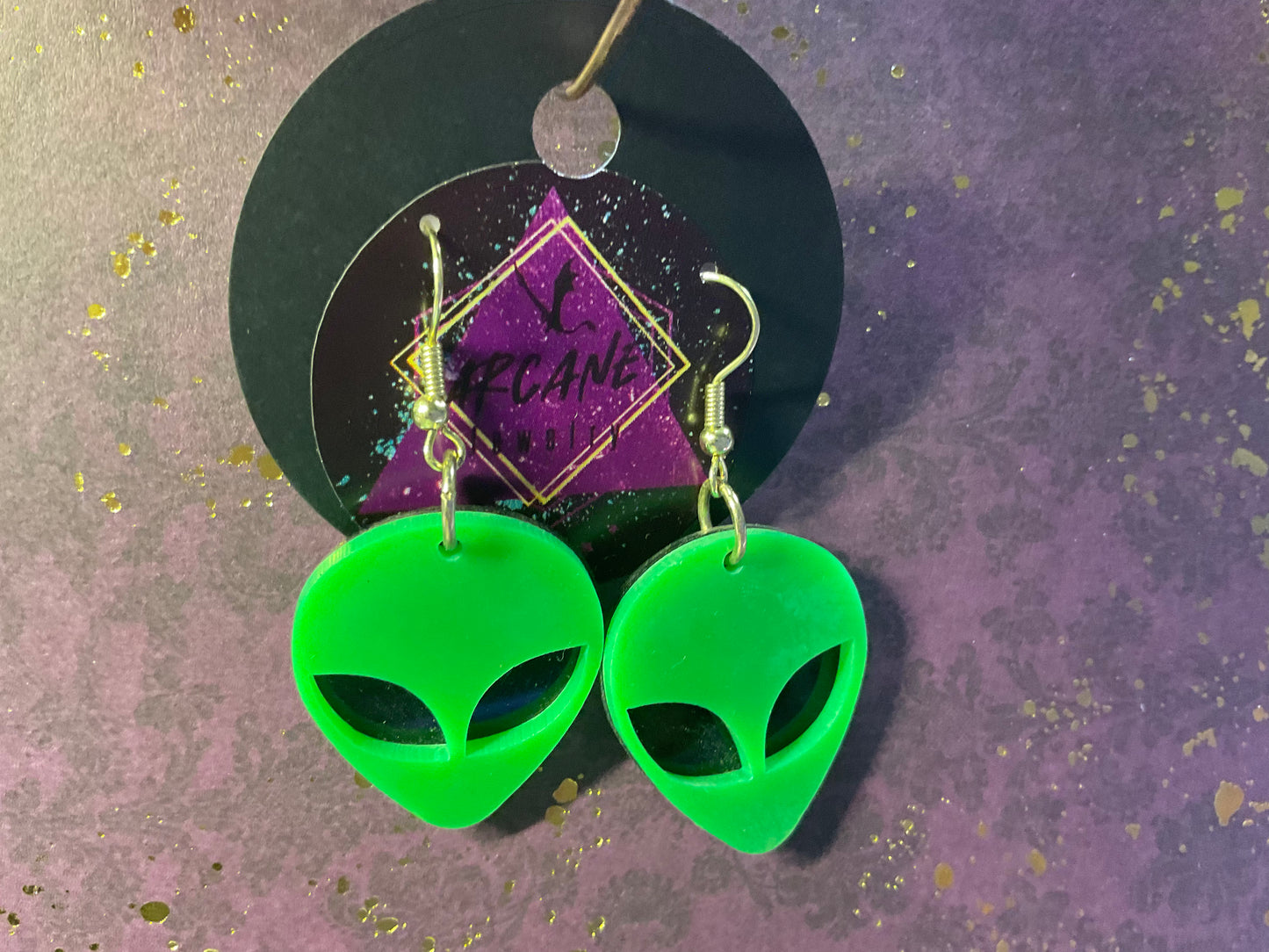 Alien Earrings