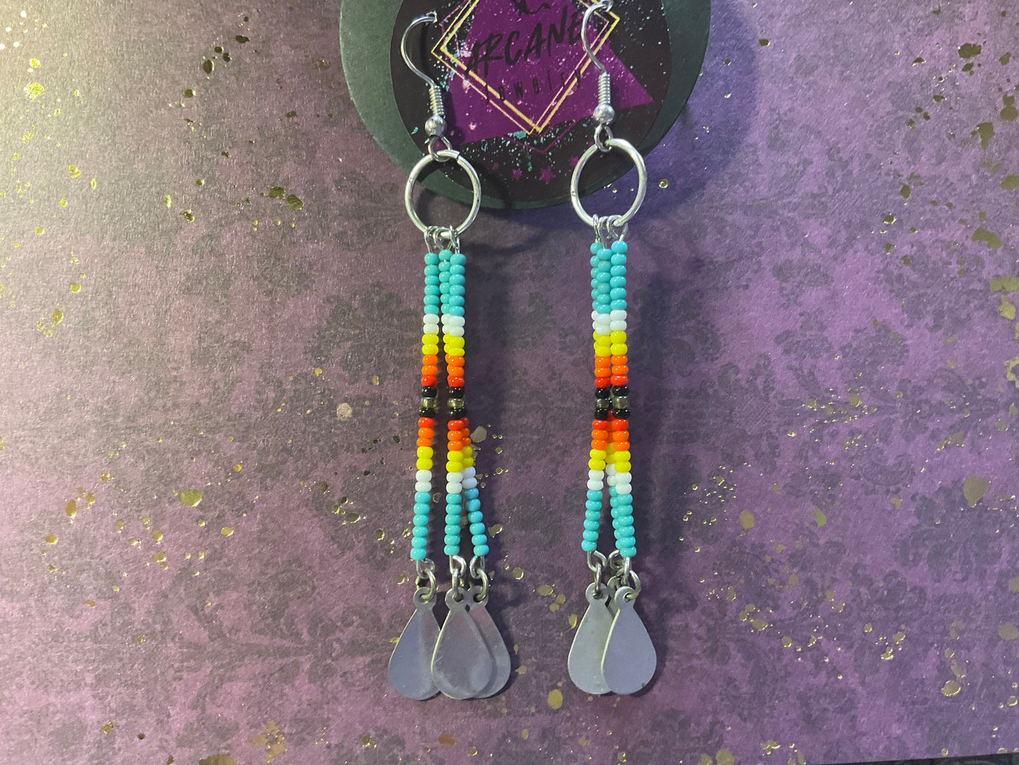 Turquoise Beaded Dangle