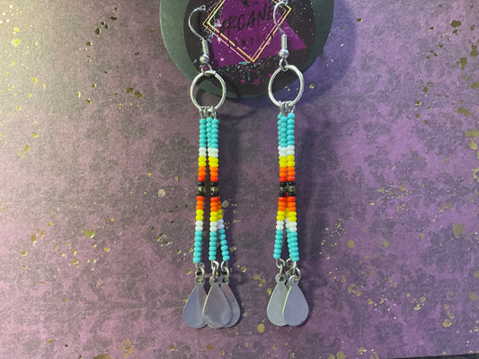 Turquoise Beaded Dangle