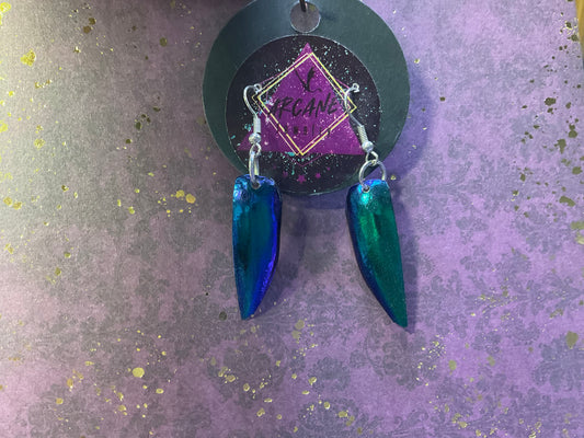 Beetle Wings Earrings