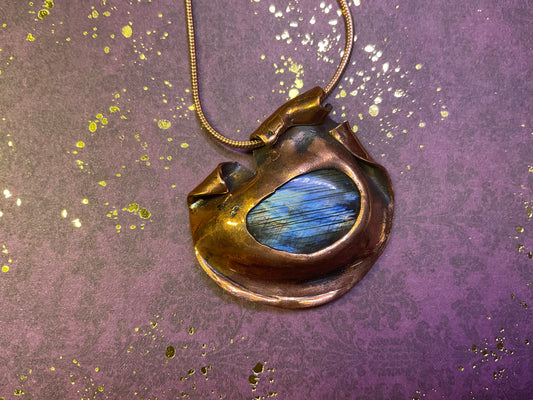 Labradorite and Copper Necklace