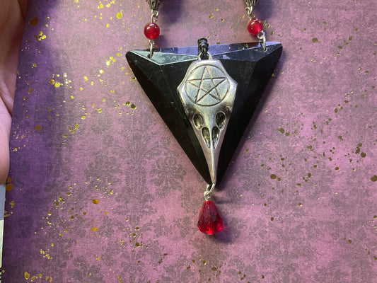 Desert Witch Raven Necklace