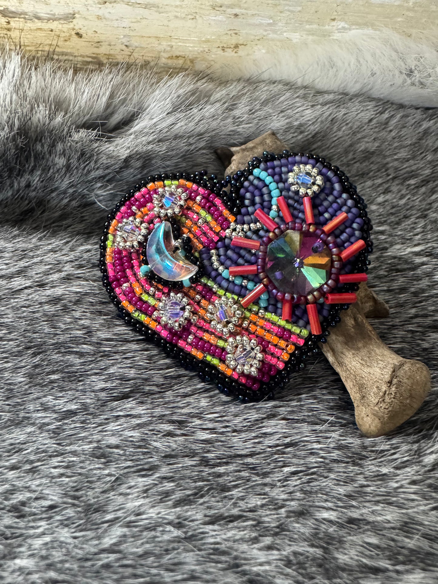 Moon and Stars Pin