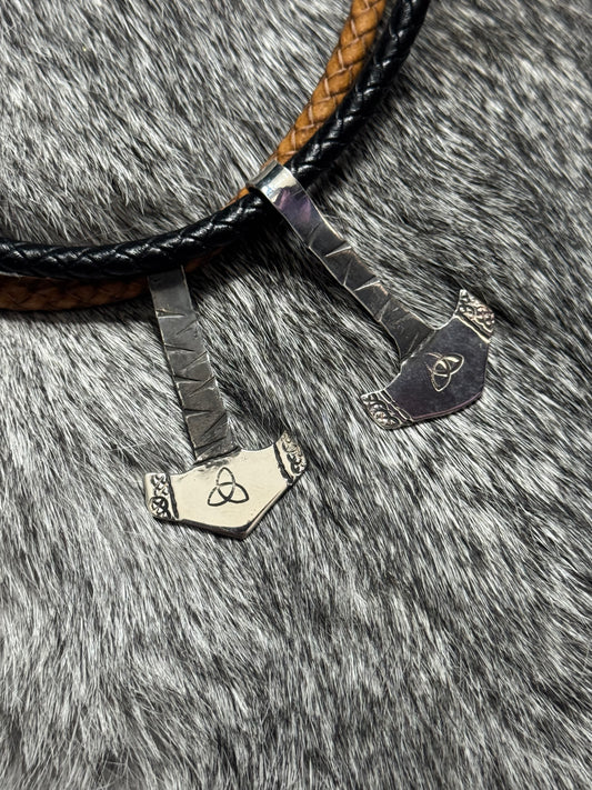 Sterling Silver Mjolnir Necklace