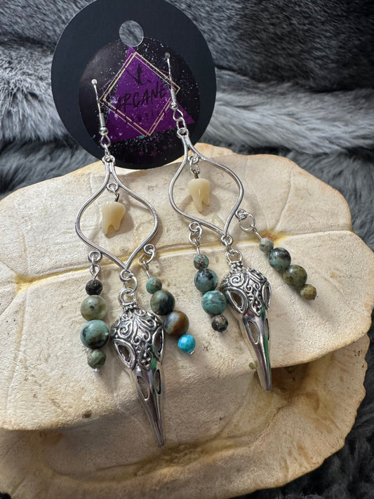 Raven Chandelier Earrings