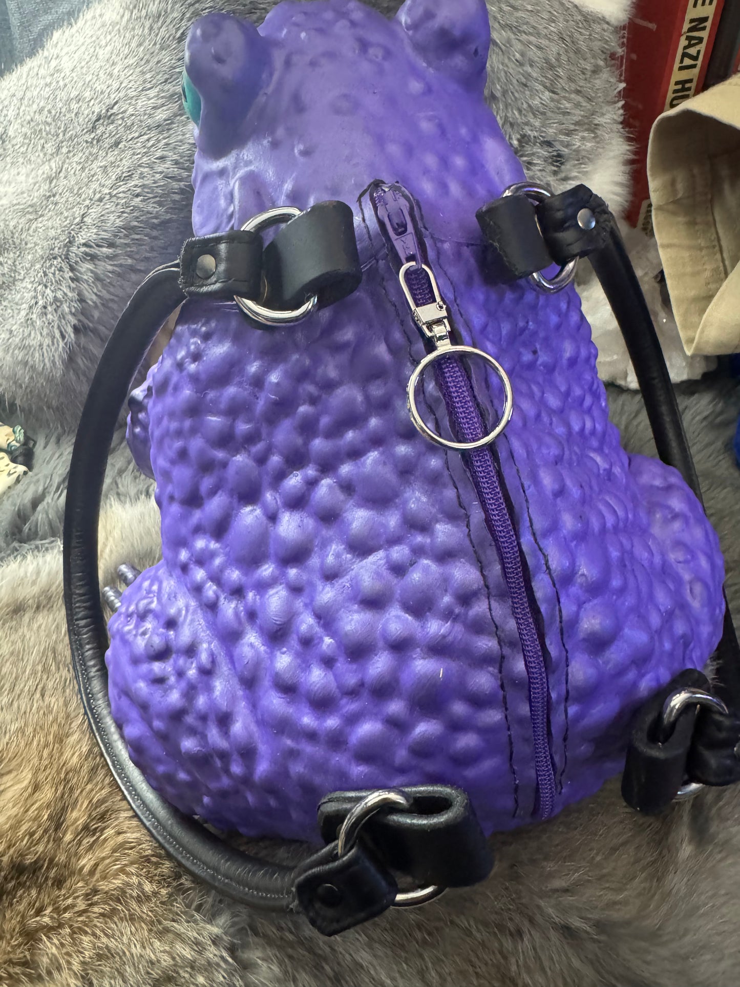 Purple Frog Bag