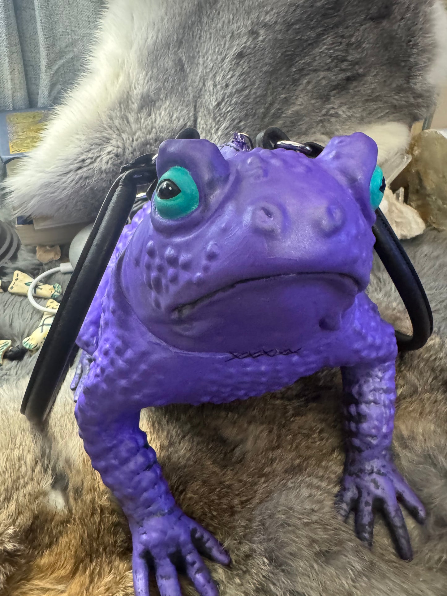 Purple Frog Bag