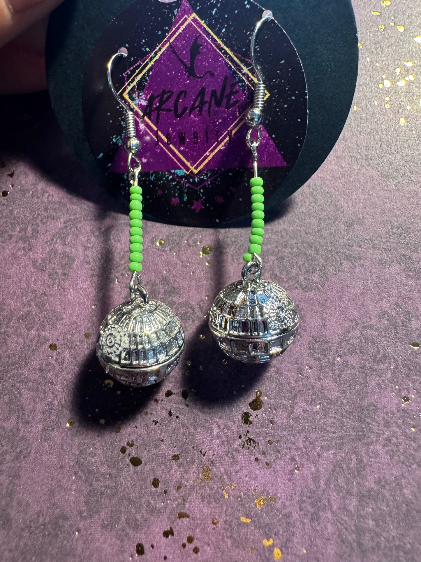 Death Star Earrings