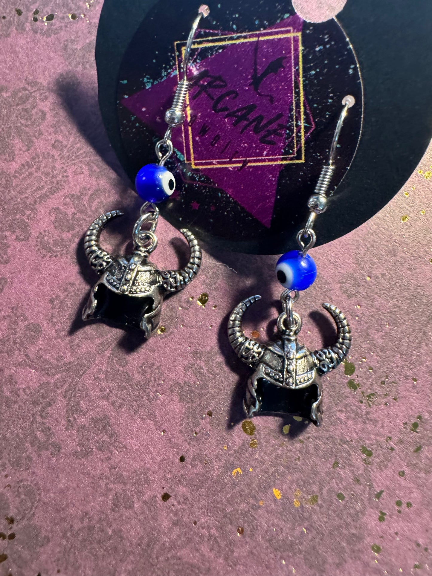 Viking Helm Earrings