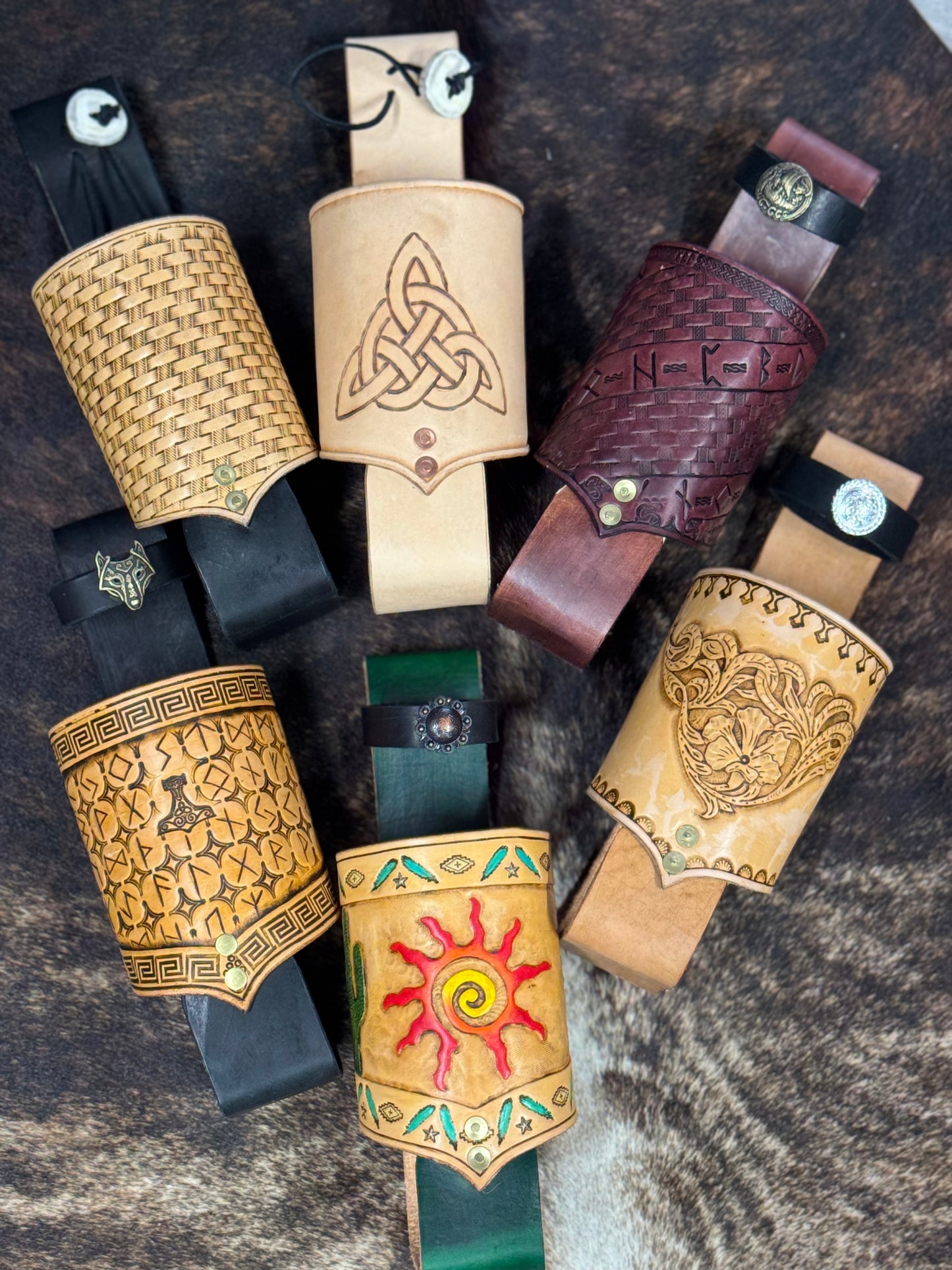 Mead Holder Stamped and/or carved