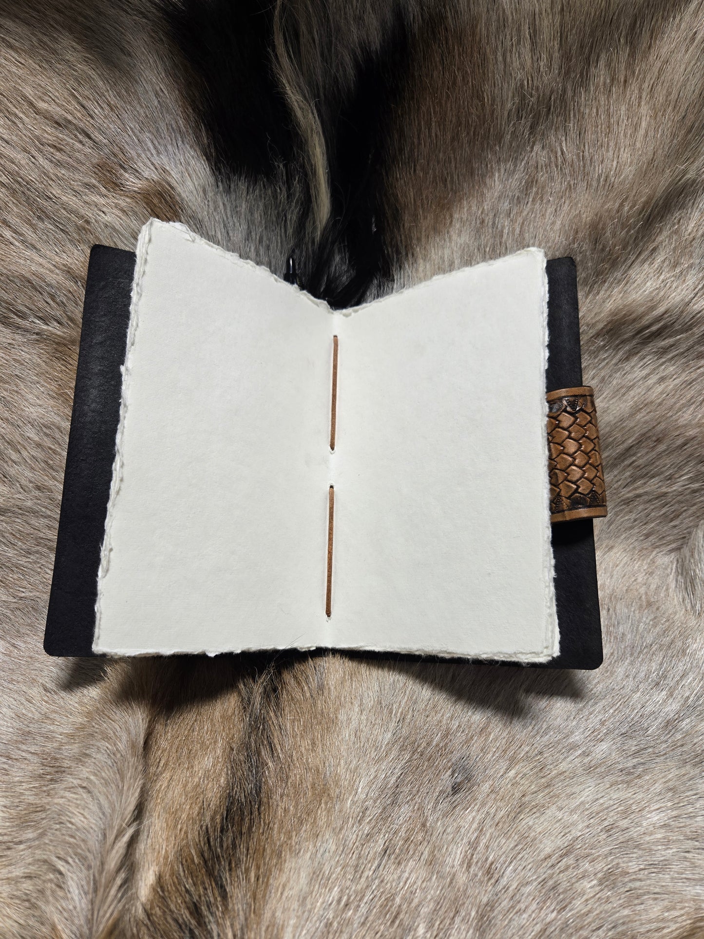 NoteBooks with Beaded pen sleeve