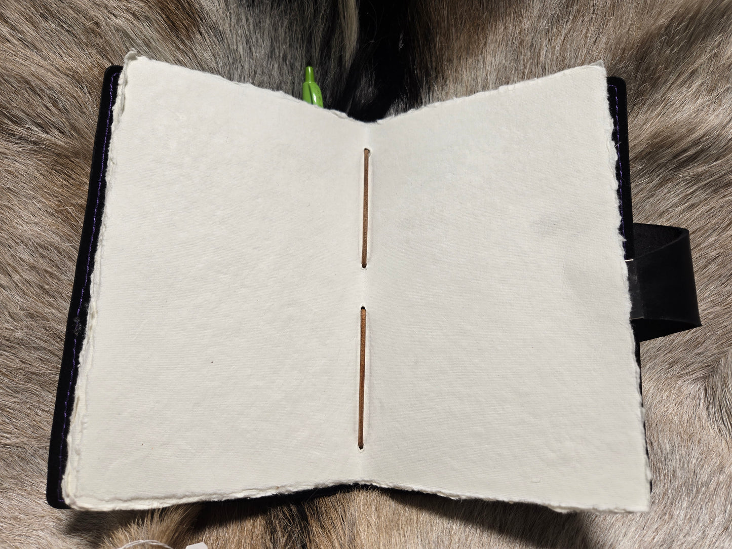 NoteBooks with Beaded pen sleeve