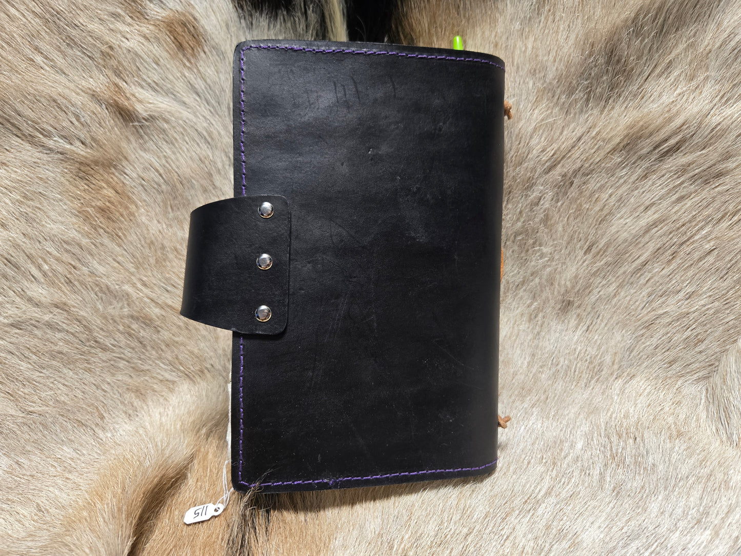 NoteBooks with Beaded pen sleeve